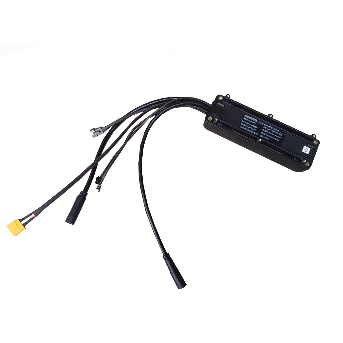 Original Lankeleisi electric bike controller showing buttons and display screen for easy ride control.