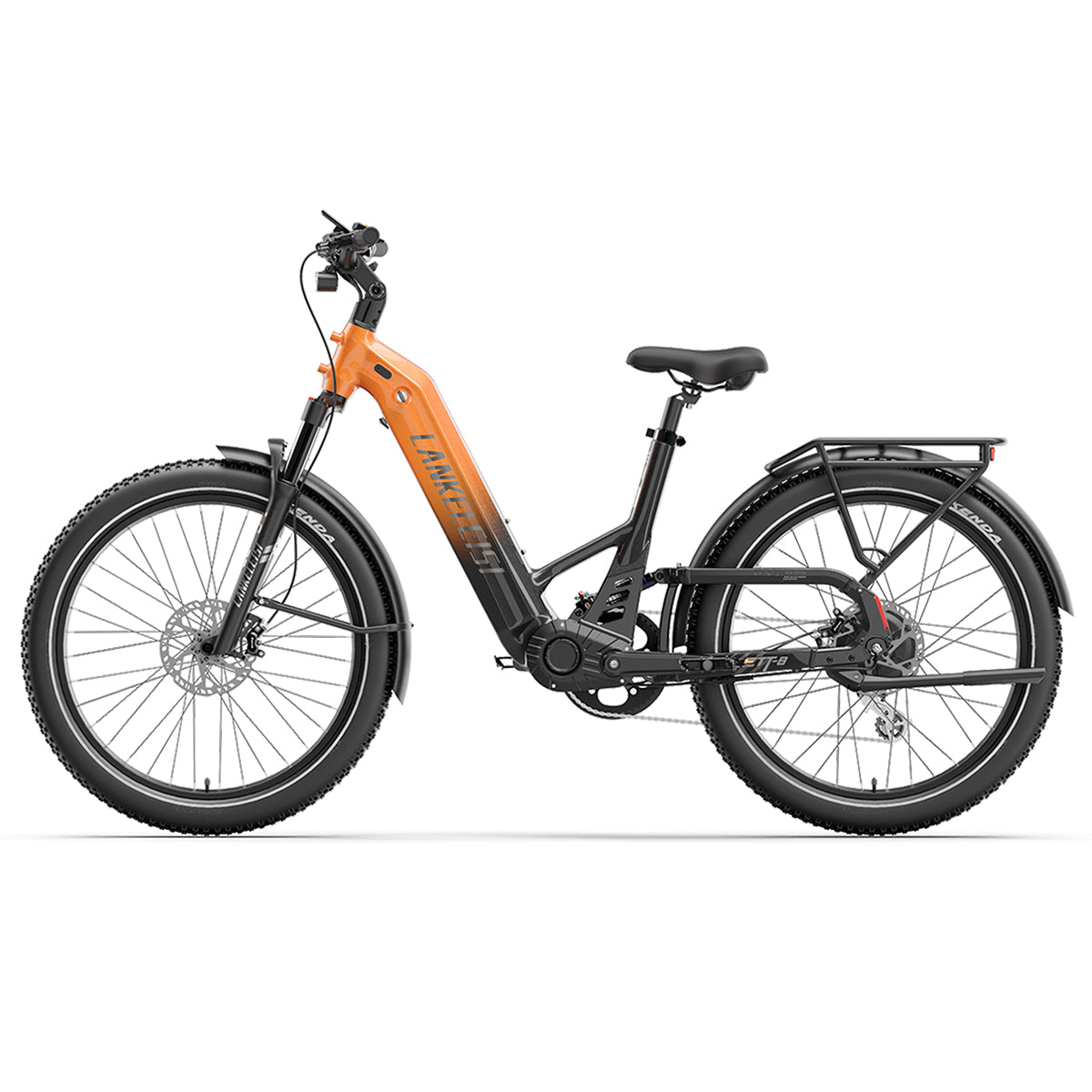 Lankeleisi KETT-8 urban electric bike with bundle, featuring sleek frame, handlebar, and battery pack for city commuting.