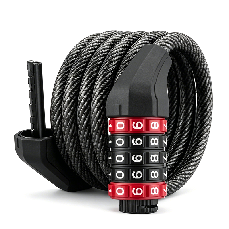 Candado de cable para bicicleta eléctrica LANKELEISI