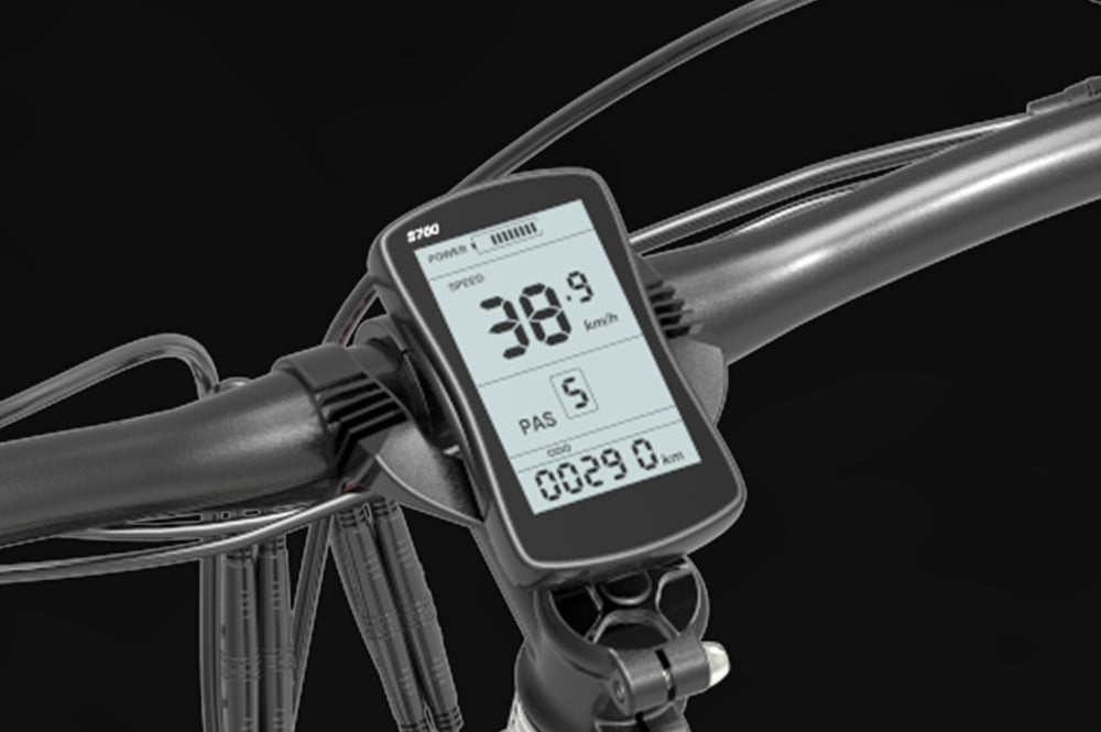 Multifunctional LCD display accessory for LANKELEISI electric bikes, compatible with S700, S866, and S600 models.