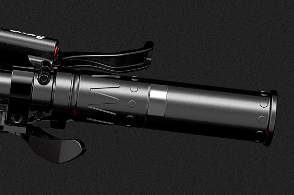 Throttle grip for LANKELEISI electric bikes, compatible with S700, S866, S600 LCD display accessories, shown on bike handlebar.