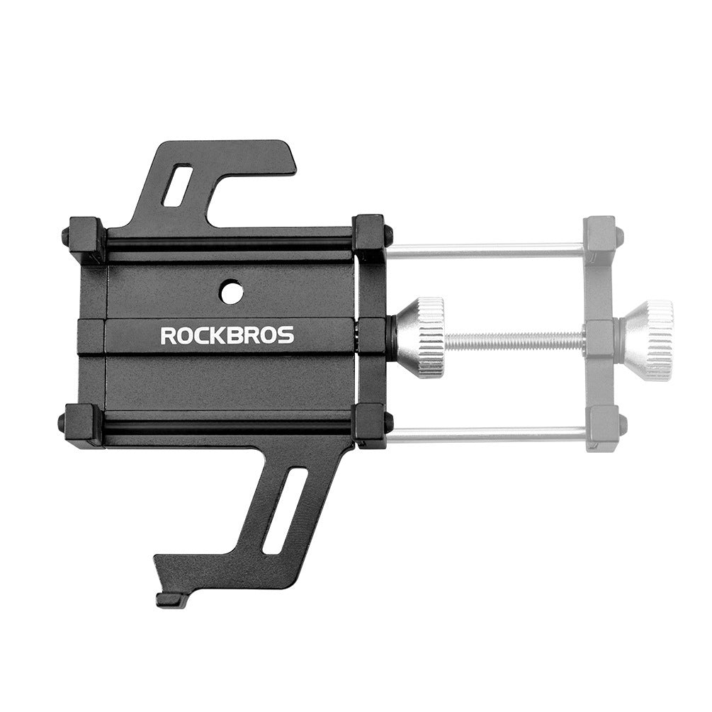 Lankeleisi-bikes aluminium alloy phone mount attached to a bike handlebar for secure smartphone holding during rides