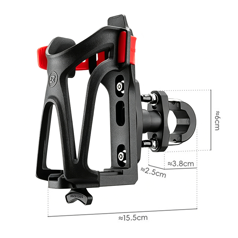Portabidón ajustable para bicicletas