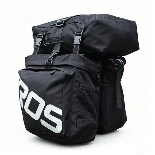 Bolsas de maletero 3 en 1 para bicicleta LANKELEISI doble lado  