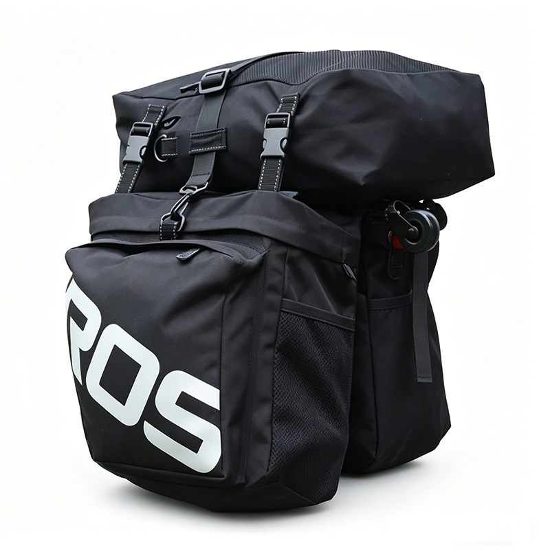 Bolsas de maletero 3 en 1 para bicicleta LANKELEISI doble lado  