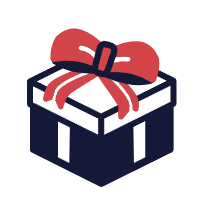 Paquete de regalo de aniversario