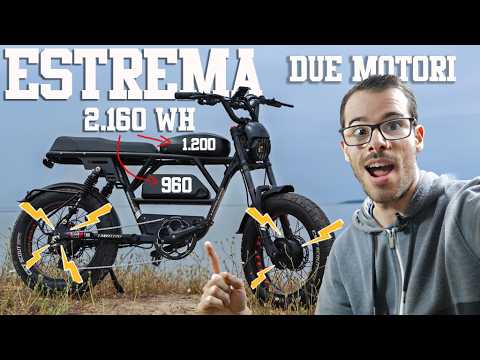 Una bicicleta eléctrica súper potente con doble motor y una batería enorme: Lankeleisi X Black Knight